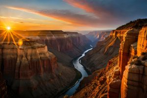 Coucher de soleil - Grand Canyon