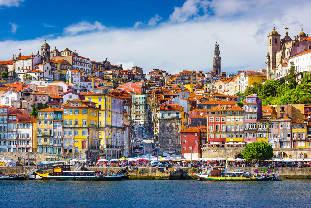 Vue sur la ville au Portugal