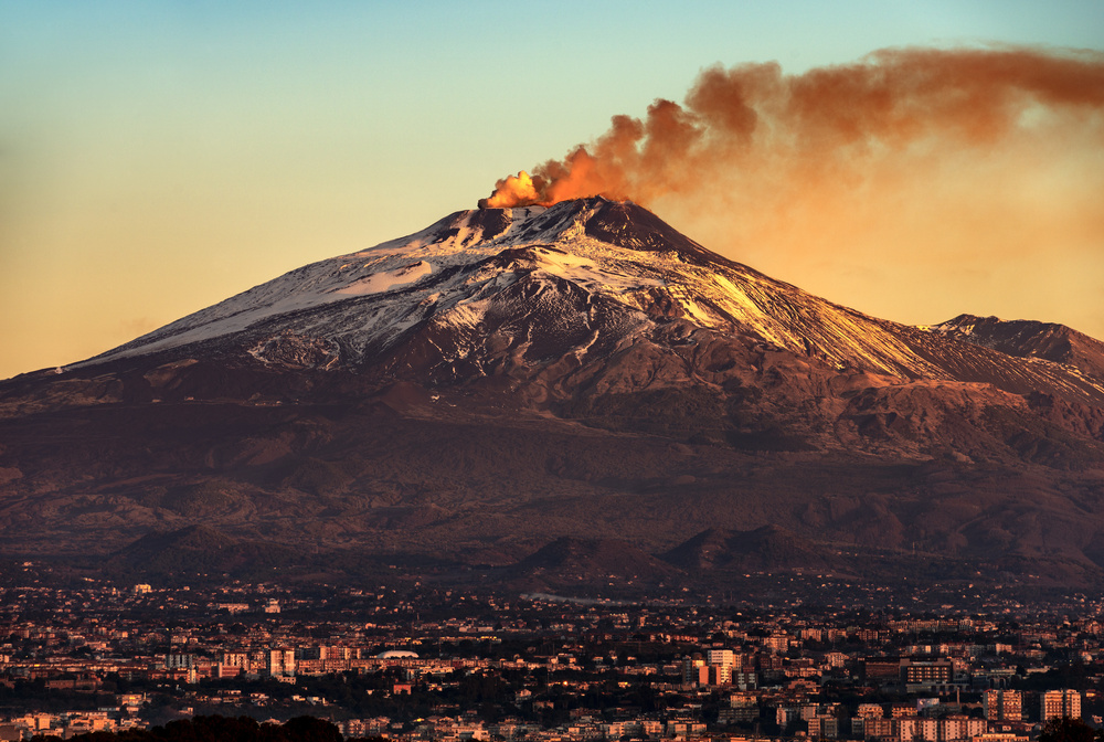 Montagne Etna Sicile, Italie