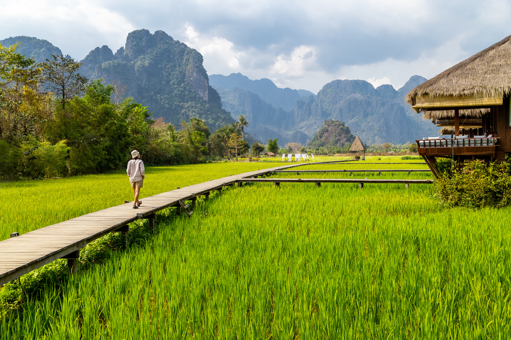 Vang Vieng village au Laos
