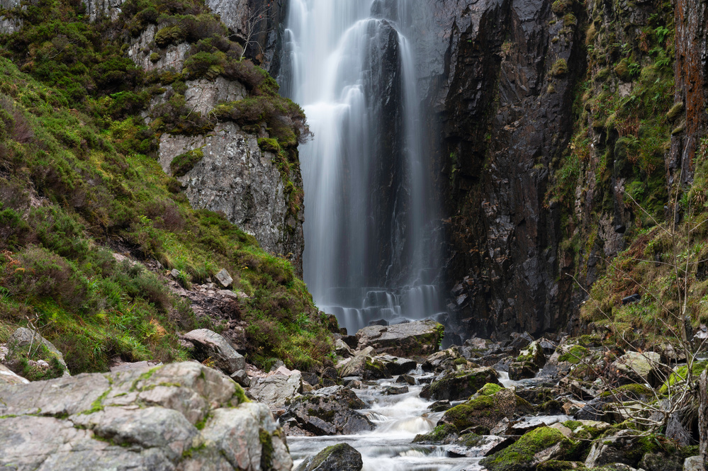 Cascade naturelle en Ecosse