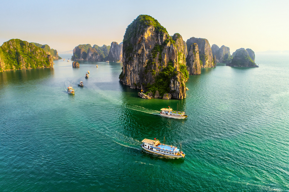 Croisière en jonque dans la baie d'Halong, Vietnam