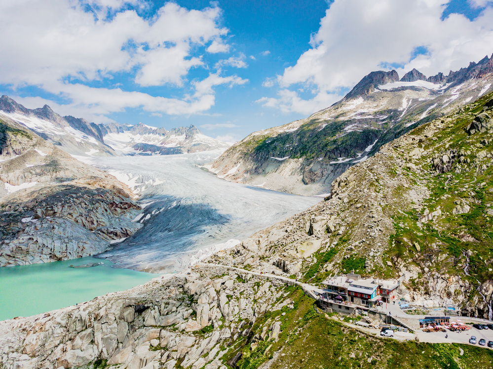 Le Glacier du Rhône en Suiise