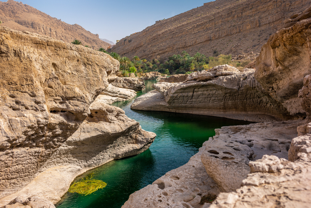 Oasis de Wadi Bani Khalid à Oman