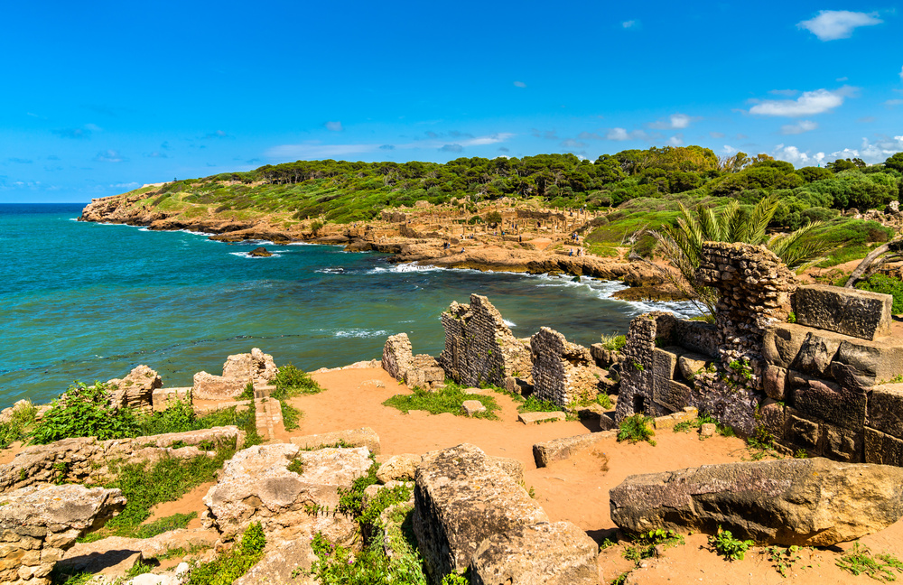 Plage Tipasa en Algérie