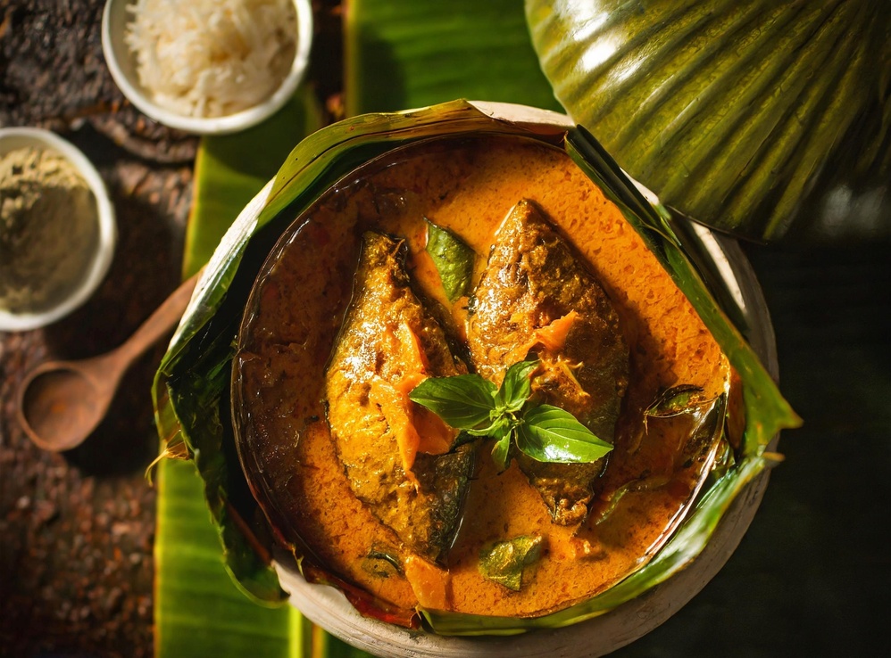 Plat traditionnel Amok, Cambodge