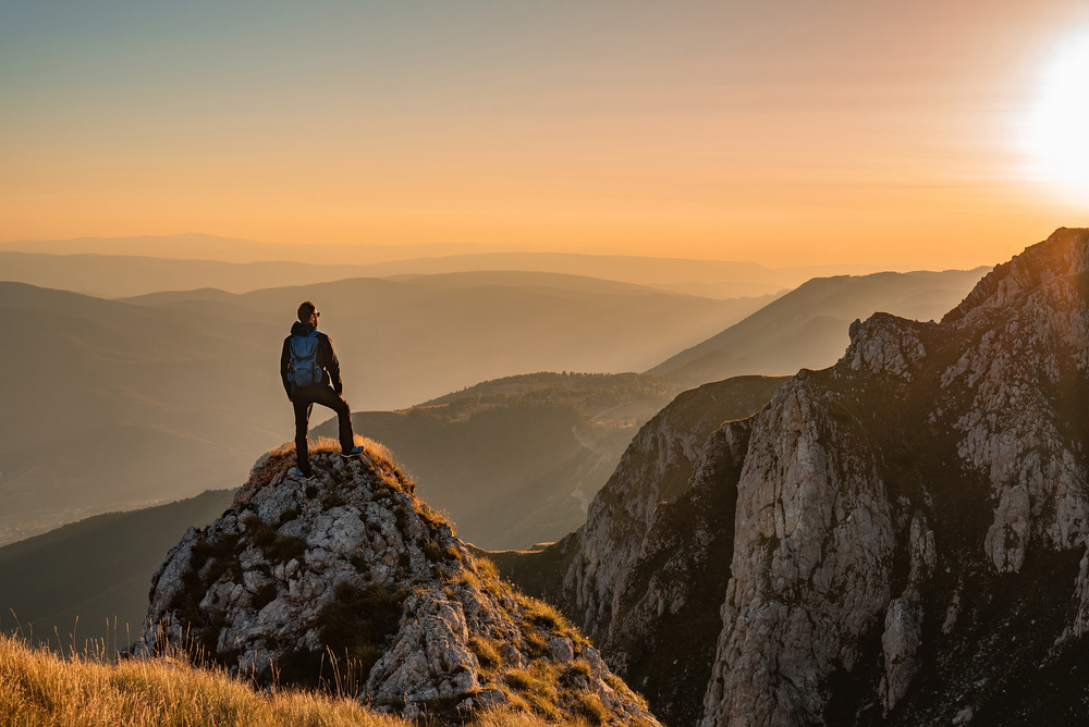 Randonnée avec un magnifique paysage
