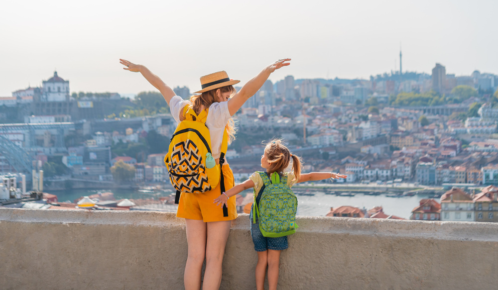 Famille à Porto, Portugal