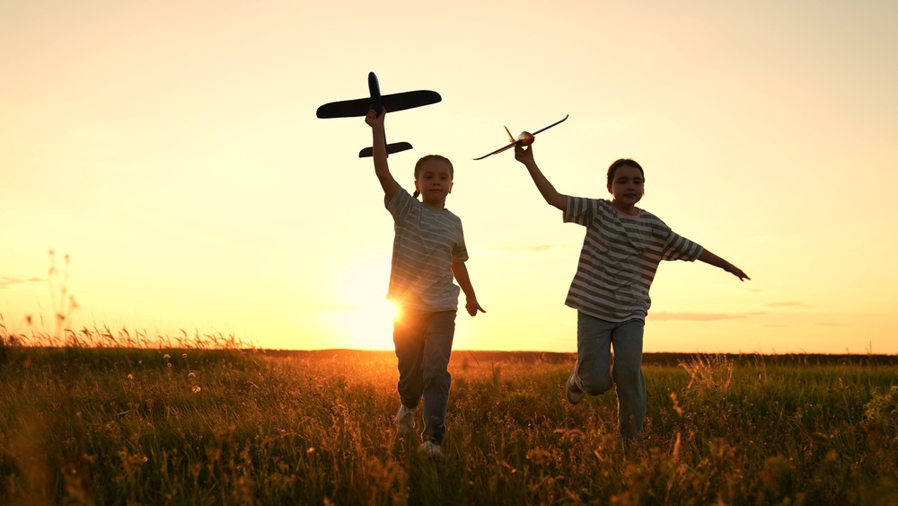 Jouets voyage enfant avion