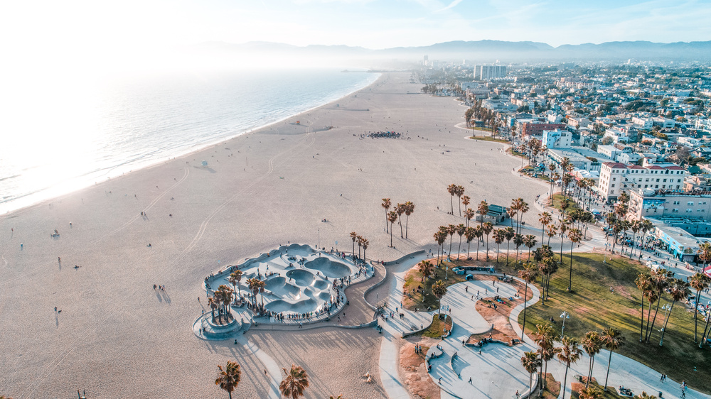 Plage à Los Angeles, USA