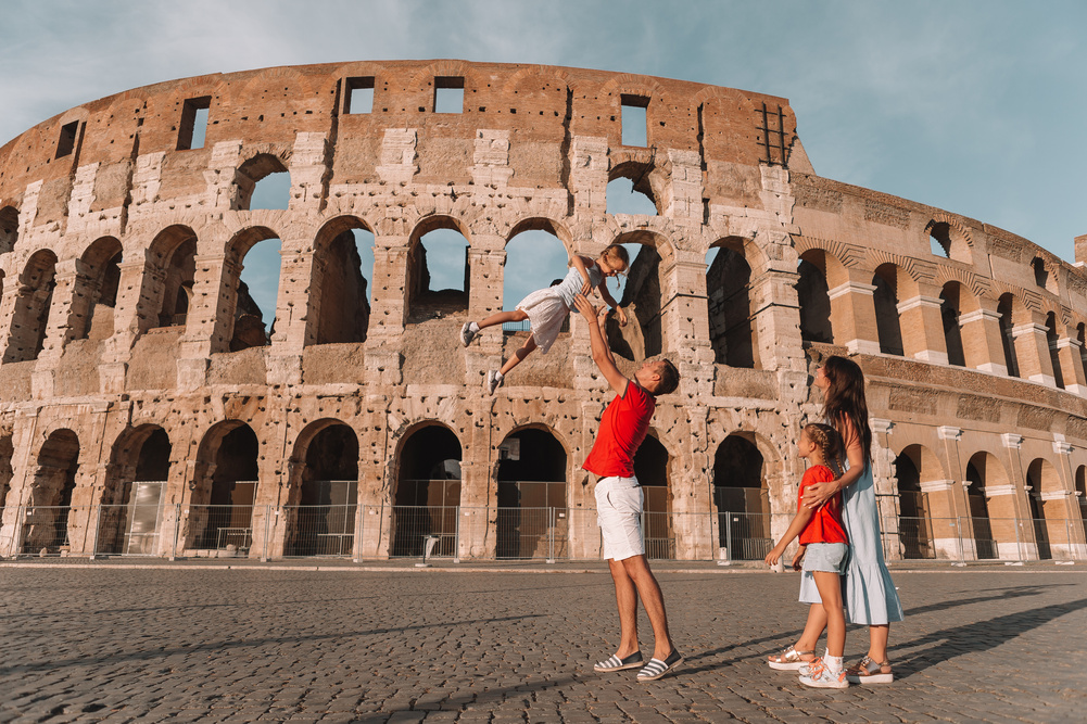 Rome en Italie en Famille