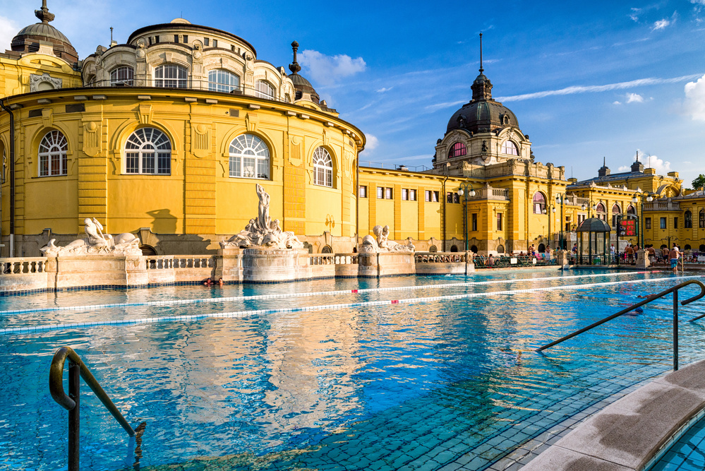 Thermes Széchenyi à Budapest,Hongrie