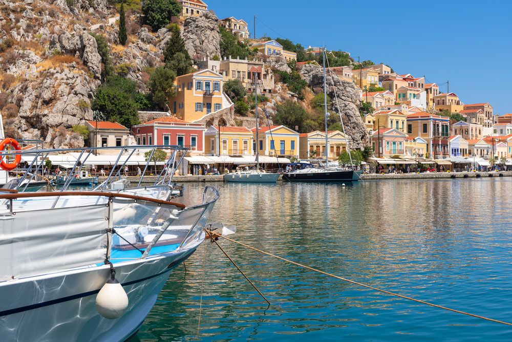 Port grec avec des bateaux - Grèce