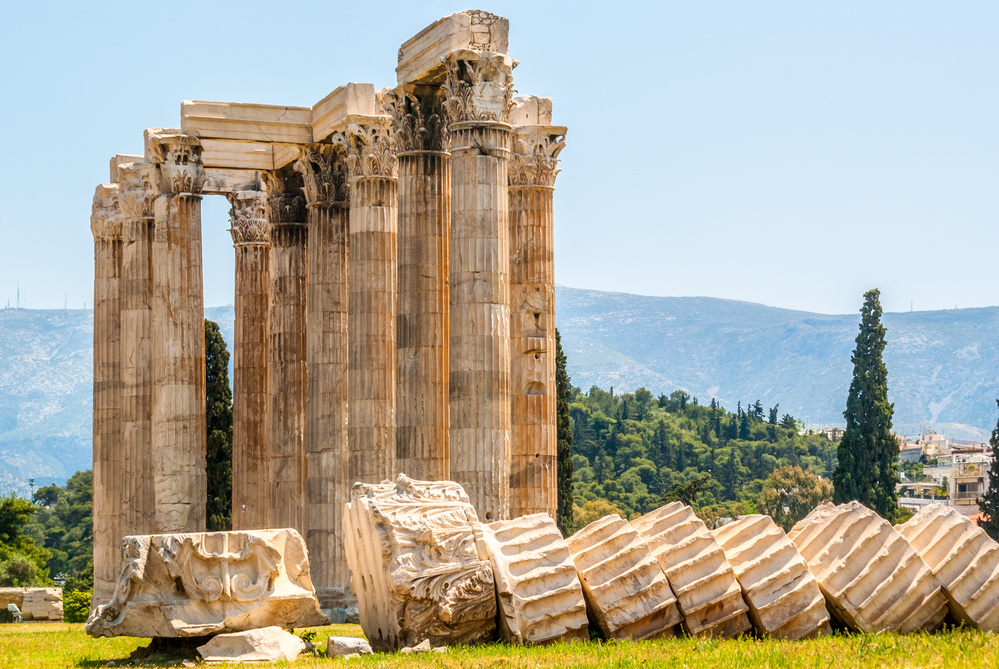 Temple de Zeus en Grèce 