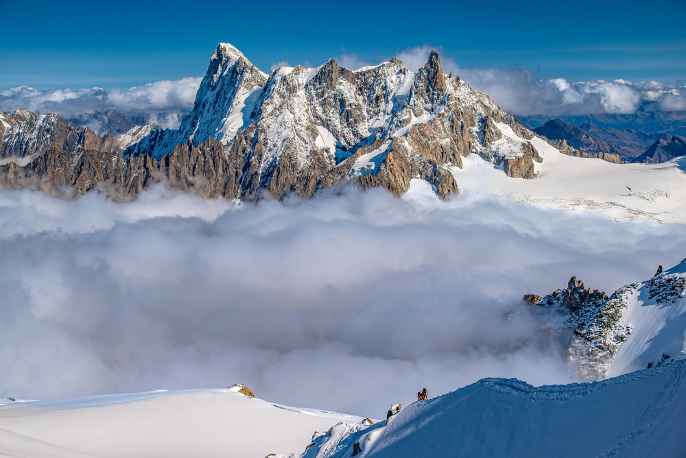 Vue sur l'Aiguille du Midi, Chamonix