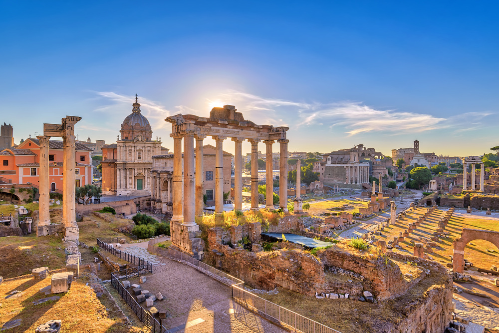 Vue sur la ville de Rome, Italie