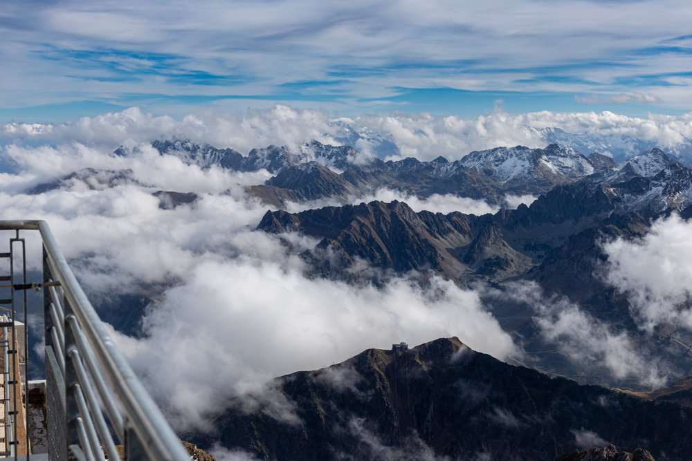 Vue sur le Pic du Midi dans les Pyrénées