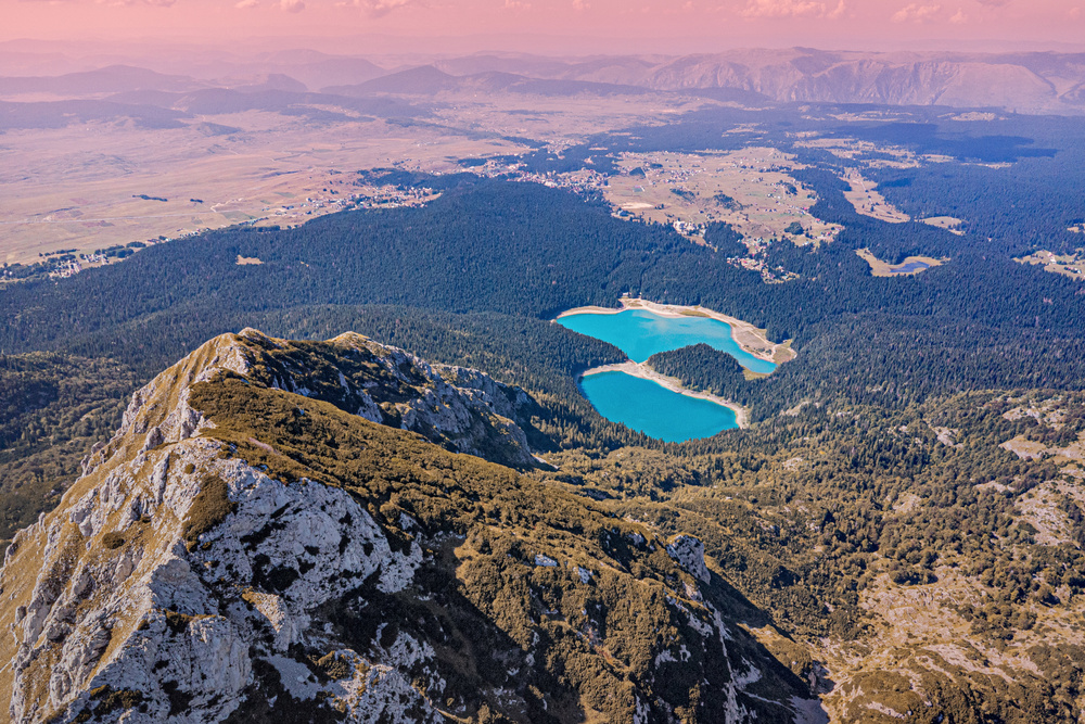 Vue sur le parc national de Durmitor, Monténégro