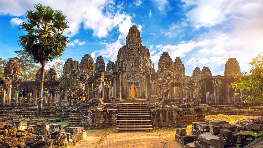 Bayon temple, Angkor Wat à Siem Reap au Cambodge