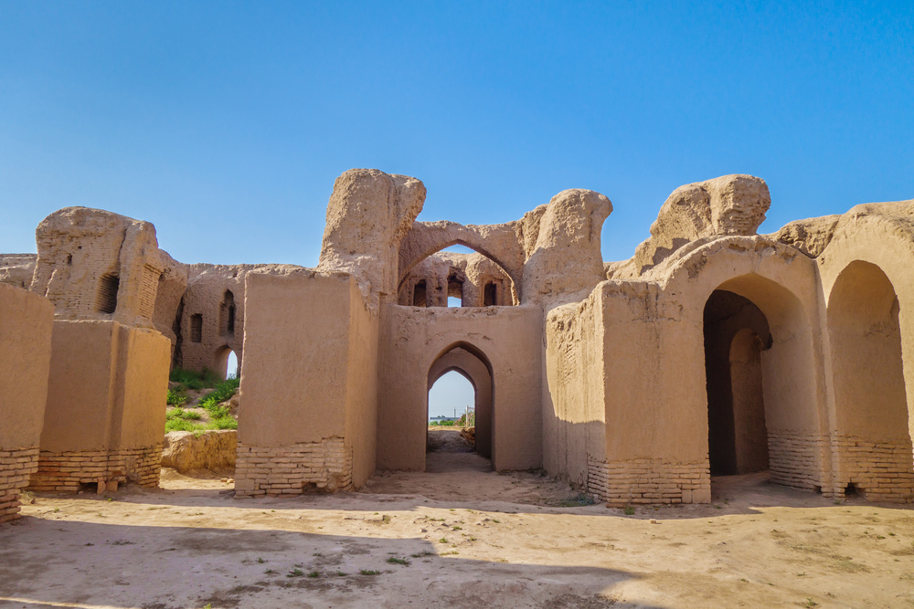 Caravansérail en Ouzbékistan