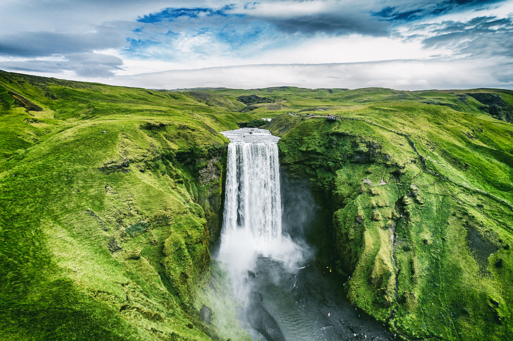 Cascade de Skogafoss, Islande