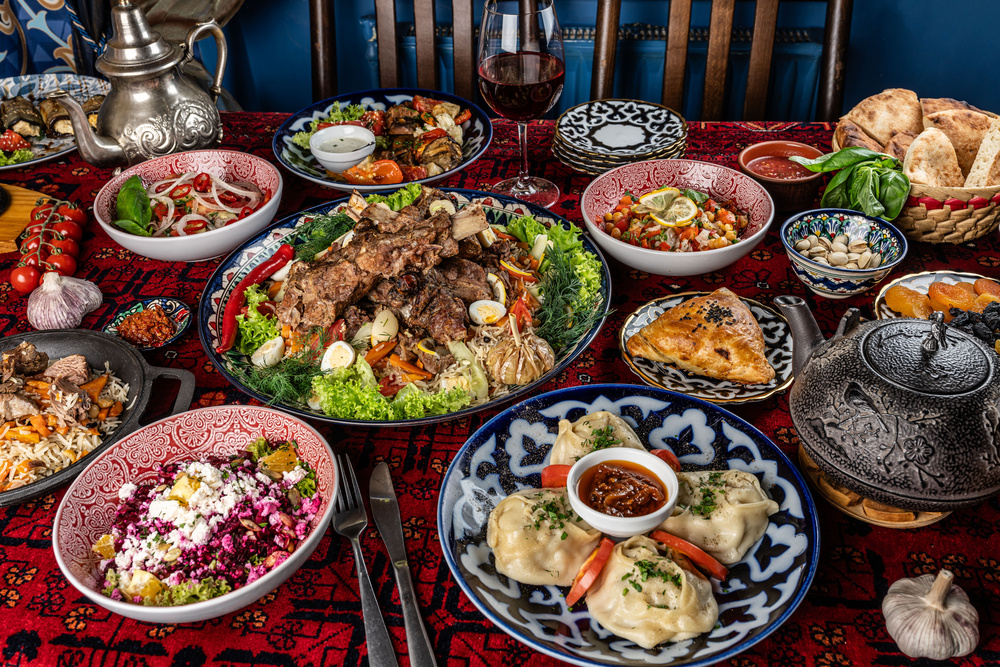 Des plats traditionnels Ouzbékistan