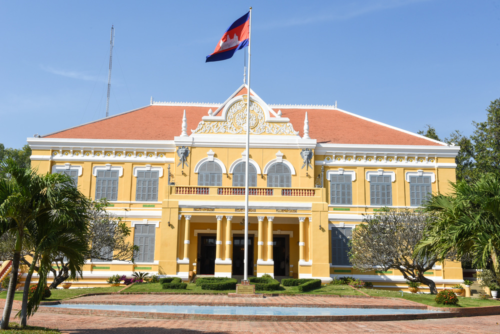 Résidence du gouverneur colonial français à Battambang, Cambodge