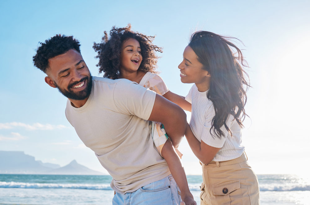Vacances en famille à la plage