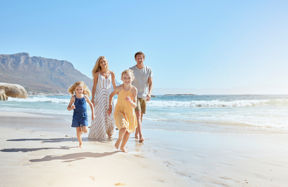 Des vacances en famille à la plage