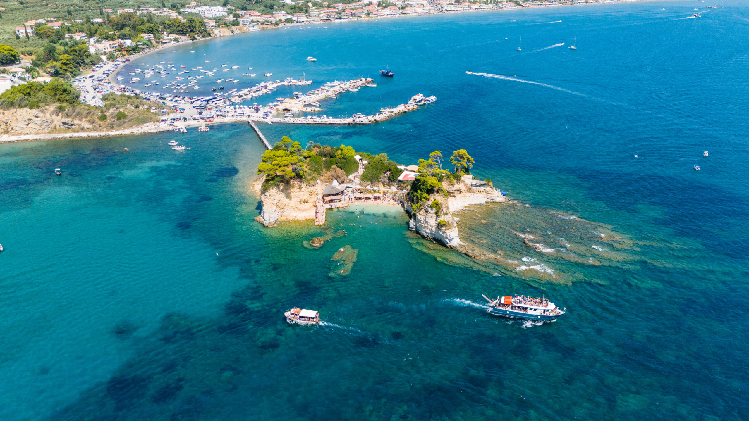La ville Zakynthos en Grece