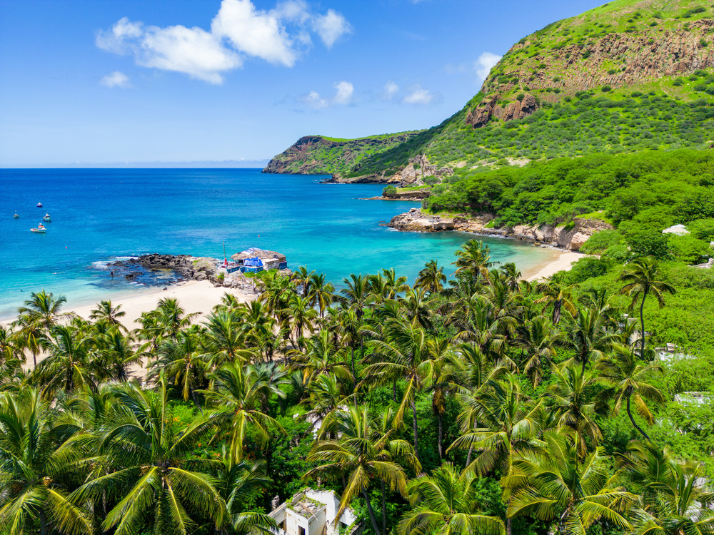Plage de Tarrafal au Cap-Vert