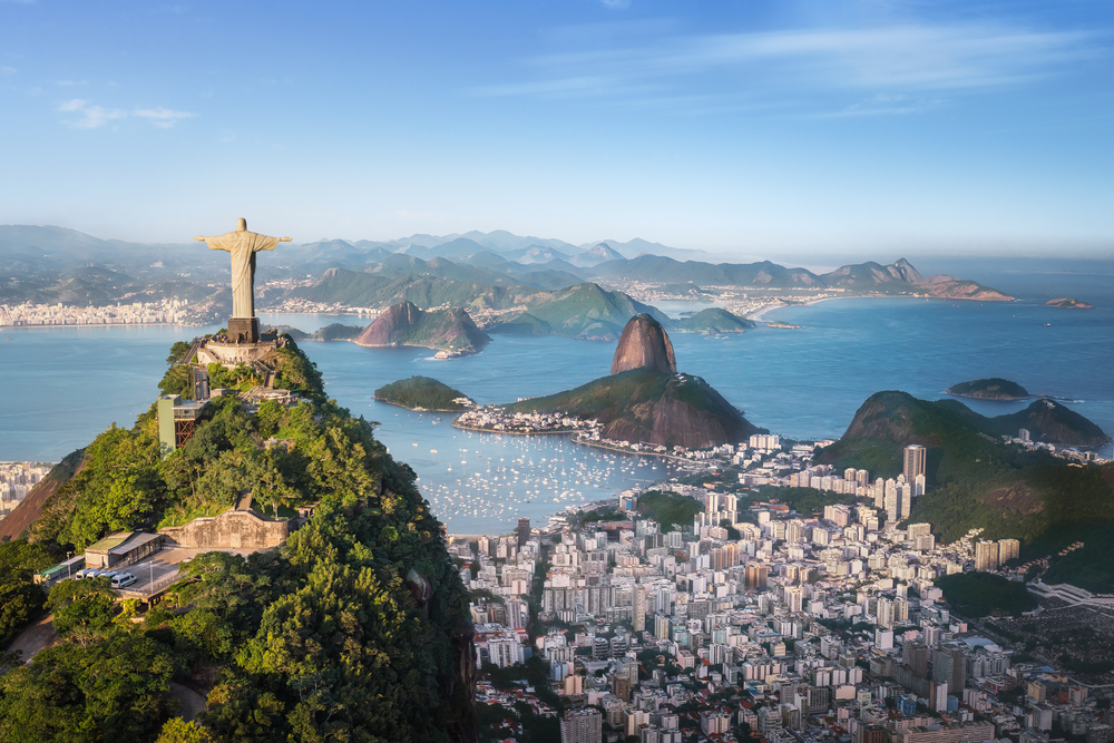 Skyline sur Rio, Brésil