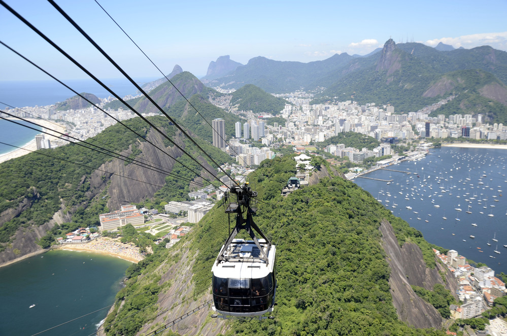 Vue sur la ville de Rio de Janeiro, Brésil