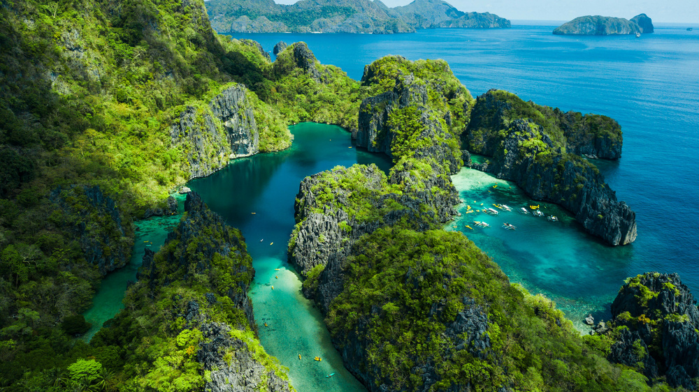 Vue sur le grand lagon, Les Phiippines