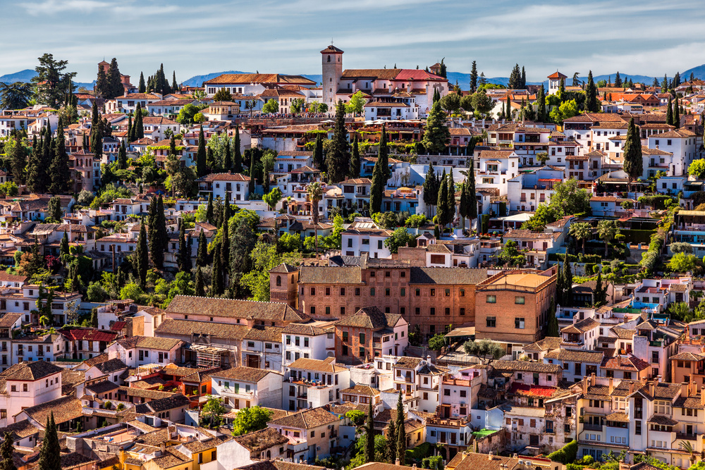 Ville de Grenade en Espagne