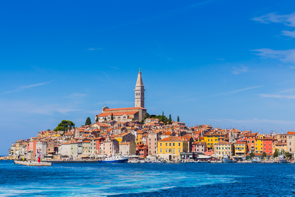 La ville de Rovinj en Croatie