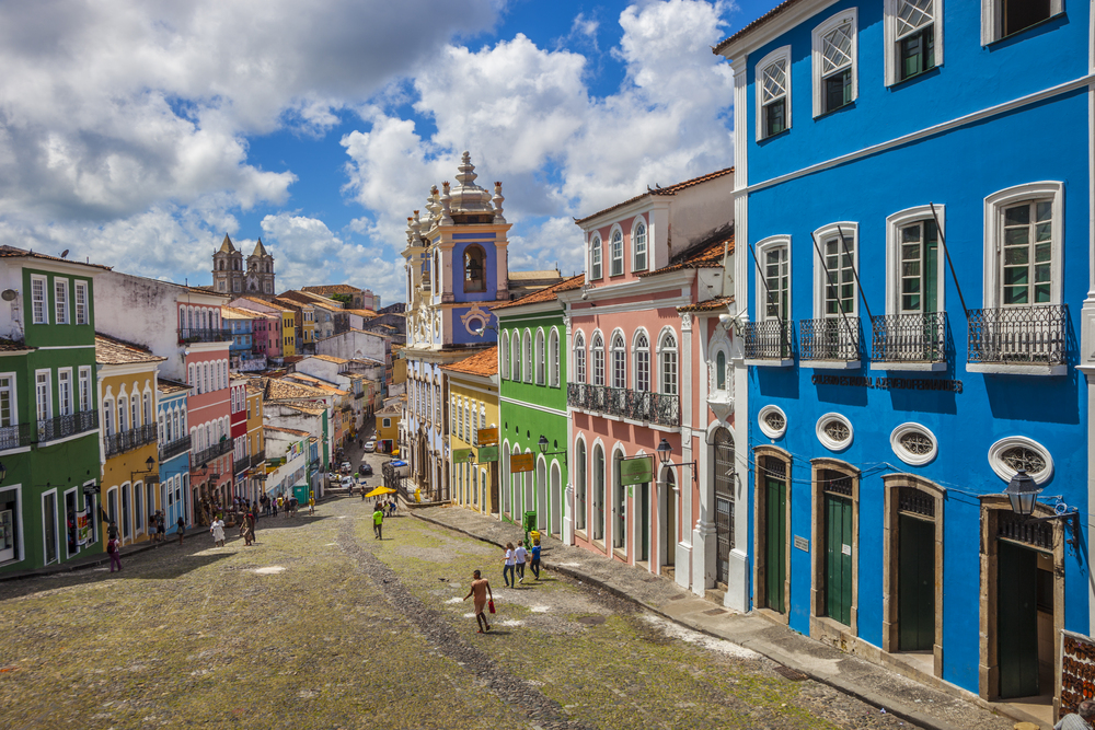 Quartier au Salvador, Pelourinho, Brésil