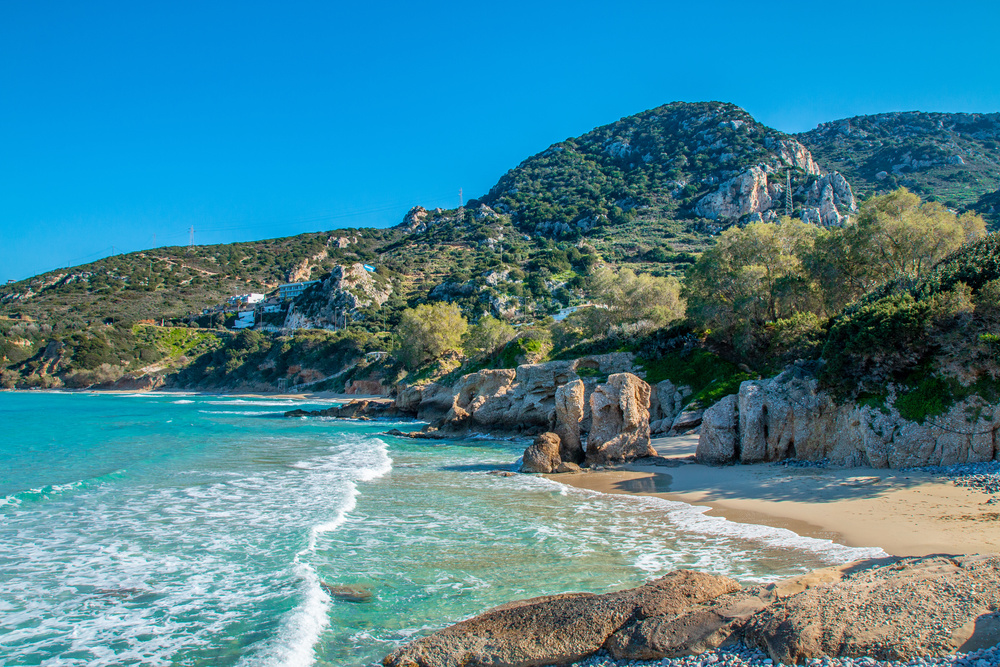 Une plage tropical en Crète, Grece