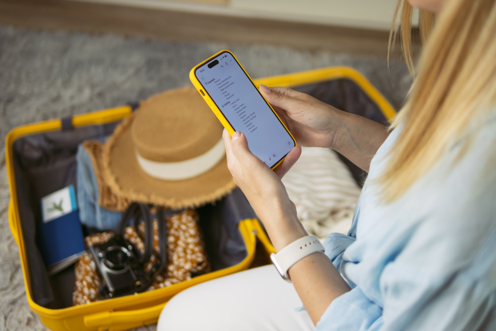 Préparation de valise pour un voyage