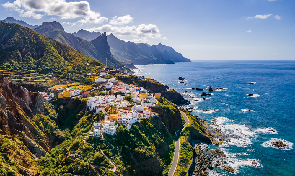 Vue sur la mer de Tenerife, Espagne